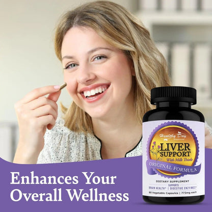 Liver Cleanse and Detox & Repair Formula - Herbal Liver Support Supplement Liver Detox